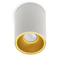 Lampy sufitowe - Kobi Natynkowa tuba KIVI BIAŁO-ZŁOTA KPKIWHG - miniaturka - grafika 1