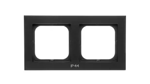 Ospel Sonata czarny ramka IP44 RH-2R/33 RH-2R/33 - Klawisze i ramki - miniaturka - grafika 1