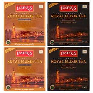 Zestaw prezentowy 4 herbat czarnych Impra herbaty ekspresowe 2 smaki - Herbata - miniaturka - grafika 1