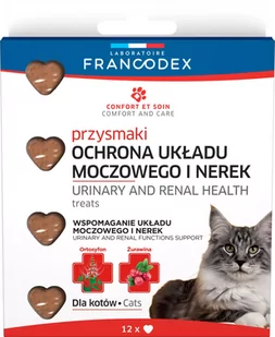 FRANCODEX Przysmaki zdrowie układu moczowego i nerek dla kota 12 szt. - Przysmaki dla kotów - miniaturka - grafika 1