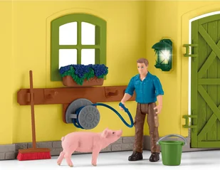 Schleich Farm World Duża farma ze zwierzętami i akcesoriami 42605 - Figurki dla dzieci - miniaturka - grafika 6