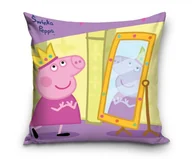 Kołdry i poduszki dla dzieci - Poduszka dekoracyjna Świnka Peppa PEPPAPIG1002 40 x 40 cm - miniaturka - grafika 1