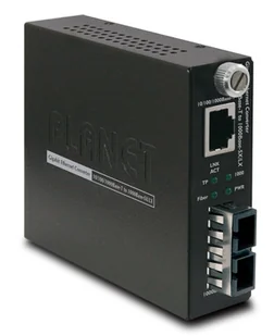 PLANET GST-802 konwerter sieciowy 2000 Mbit/s 850 nm Multifunkcyjny Czarny - Pozostałe akcesoria sieciowe - miniaturka - grafika 1