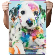 Zabawki kreatywne - Haft Diamentowy Diamond Painting,DIAMENTOWY MALARZ,Obraz DIY 5D,Mozaika Diamentowa 30x40, Pies - miniaturka - grafika 1