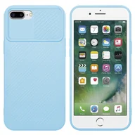 Etui i futerały do telefonów - Cadorabo Etui do Apple iPhone 7 PLUS / 7S PLUS / 8 PLUS Etui ochronne w kolorze niebieskim Etui na telefon komórkowy Etui TPU Pokrowiec - miniaturka - grafika 1