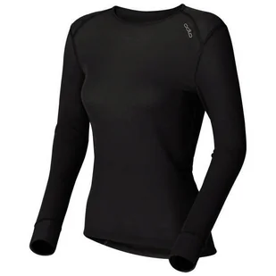 Odlo Damska bielizna funkcyjna z długim rękawem Crew Neck Warm od czarny, xxs Originals Warm - Pozostała odzież narciarska - miniaturka - grafika 1