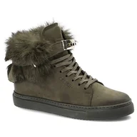 Sneakersy damskie - Zielone Sneakersy Carinii Wygodne Buty Damskie - miniaturka - grafika 1