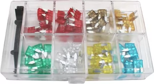 Bezpieczniki Do Auta Mini 80 Sztuk + Szczypce - Akcesoria motoryzacyjne - miniaturka - grafika 1