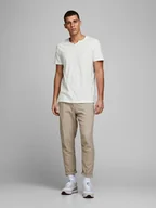 Koszulki męskie - Jack & Jones Koszulka w kolorze białym - miniaturka - grafika 1