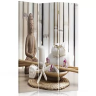 Parawany - Parawan pokojowy FEEBY, Budda 2, Dwustronny 110x170cm 3-częściowy - miniaturka - grafika 1
