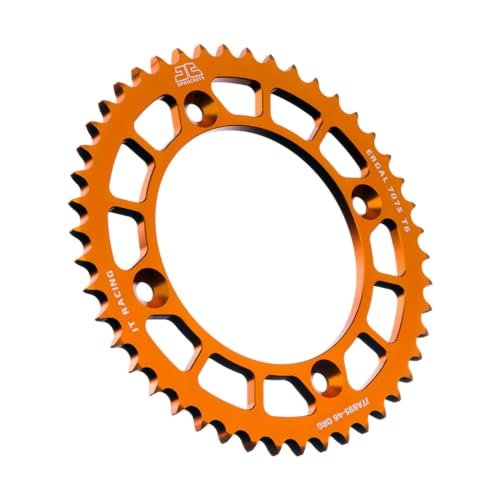 JT Sprockets JTA895.46ORG 46 zębów czarny racelit anodowane aluminium 7075 T6 tylna zębatka