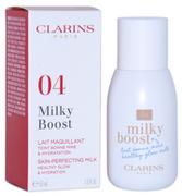 Podkłady do twarzy - Clarins milky auburn Upiększające mleczko do makijażu Milky Boost Podkład 50ml - miniaturka - grafika 1