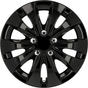 Cartrend 7028 kołpaki na koła w zestawie 4 szt., kolor czarny, 38 cm (15) 70288 - Kołpaki samochodowe - miniaturka - grafika 1