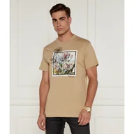 Koszulki męskie - GUESS T-shirt FLOWER BOX | Regular Fit - miniaturka - grafika 1