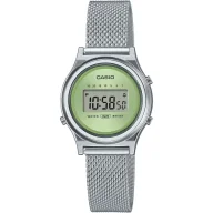 Zegarki męskie - Casio Vintage zegarek w stylu retro z zieloną tarczą LA700WEM-3AEF - miniaturka - grafika 1