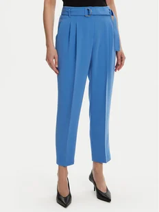 BOSS Spodnie materiałowe Tapiah 50490037 Niebieski Regular Fit - Spodnie damskie - miniaturka - grafika 1