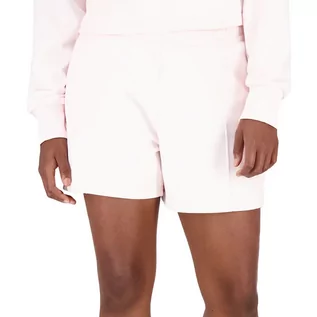 Spodnie sportowe damskie - Spodenki New Balance WS23552WAN - różowe - grafika 1