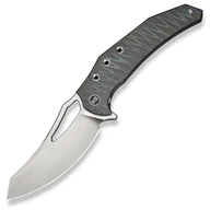Noże - Nóż składany WE Knife Epaulette Tiger Stripes Titanium, Satin M390 by Gavko Knives (WE24024-2) - miniaturka - grafika 1