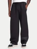 Spodnie sportowe męskie - adidas Spodnie dresowe Neuclassics JW5445 Czarny Loose Fit - miniaturka - grafika 1