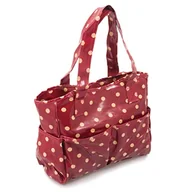 Torby męskie - Hobby Gift MRB. 002 35 x 17 x 39 cm PCW bawełna Polka Craft torba, cherry Czerwony MRB.002 - miniaturka - grafika 1