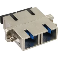 Kable miedziane - InLine wiatłowodowy Metal Adapter Duplex SC/SC SM Ceramic Sleeve z kołnierzem 89992T - miniaturka - grafika 1
