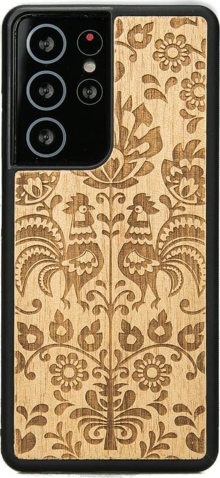 BeWood Drewniane Etui Samsung Galaxy S21 Ultra POLSKI FOLK ANIEGRE