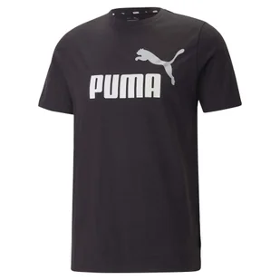 Koszulka fitness męska Puma ESS+ 2 Col Logo Tee - Koszulki sportowe męskie - miniaturka - grafika 1