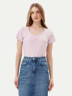 JOOP! T-Shirt 58 252JE58Tobie 30046199 Różowy Slim Fit - Koszulki i topy damskie - miniaturka - grafika 1