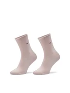 Skarpetki damskie - Tommy Hilfiger Zestaw 2 par wysokich skarpet damskich 371221107 Różowy - miniaturka - grafika 1