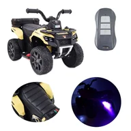 Pojazdy elektryczne dla dzieci - Quad na akumulator explorer - pilot, imitacja wydechu, miękkie koła, skóra/gts1155 - miniaturka - grafika 1