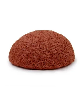 Gąbka Konjac z Czerwoną Glinką Bebevisa - Akcesoria do oczyszczania twarzy - miniaturka - grafika 1