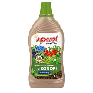 Nawóz uniwersalny na bazie ekstraktu z konopi 1 l Agrecol - Nawozy ogrodnicze - miniaturka - grafika 1