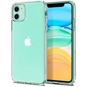 Etui i futerały do telefonów - Spigen Etui Liquid Crystal do Apple iPhone 11 Przezroczysty - miniaturka - grafika 1