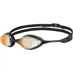 Arena Cobra Swipe Mirror Goggles, yellow copper/black 2021 Okulary do pływania 4196-350-0 - Pływanie - miniaturka - grafika 1