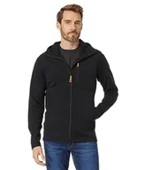 Bluzy męskie - Fjallraven 81479-550 Keb Fleece Hoodie M Bluza męska czarna rozmiar XS - miniaturka - grafika 1