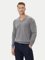 Swetry męskie - Gant Sweter 8030562 Szary Regular Fit - miniaturka - grafika 1