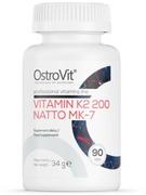 Witaminy i minerały - OstroVIt Witamina K2 200 Natto MK-7 90 tabletek - miniaturka - grafika 1