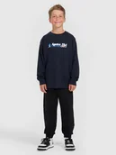 Spodnie i spodenki dla chłopców - 4F Spodnie dresowe joggery chłopięce - czarne 134 (8-9 lat) - miniaturka - grafika 1