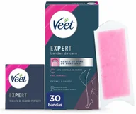 Depilatory i golarki damskie - Plastry do Depilacji Ciała Veet Expert 30 Sztuk - miniaturka - grafika 1