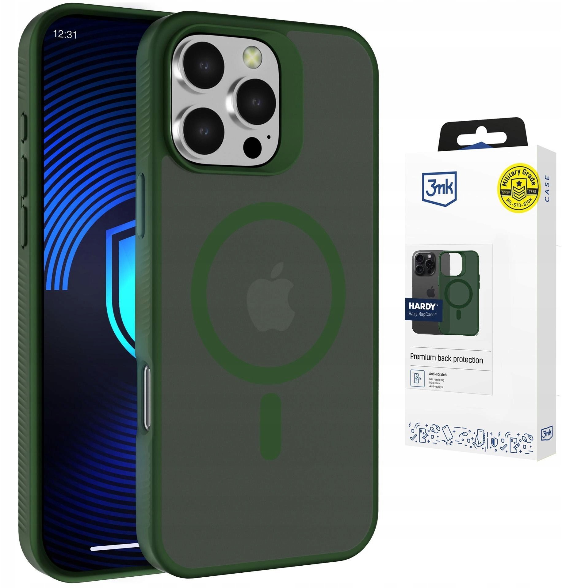 3MK Apple iPhone 16 Pro - 3mk Hardy Hazy MagCase Green