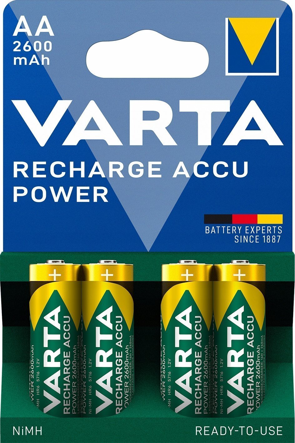 Varta Varta 4x akumulatorki READY2USE LR6/AA 2600mAh