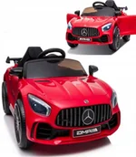 Pojazdy elektryczne dla dzieci - MERCEDES AMG GTR AUTO NA AKUMULATOR 3 SILNIKI MP3 PILOT LED CZERWONY - miniaturka - grafika 1