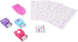 Cool Maker , Shimmer Me Body Art Refill Pack with Exclusive Glitter, 3 Metallic Foils, Over 120 Designs, Temporary Tattoo Kids Toys for Ages 8 and up, Children''s tattoo set, 8 yrs, Multicolour - Zabawki kreatywne - miniaturka - grafika 1