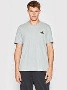 Koszulki męskie - Adidas T-Shirt Essentials FeelComfy Sport Inspired HE1808 Szary Regular Fit - miniaturka - grafika 1