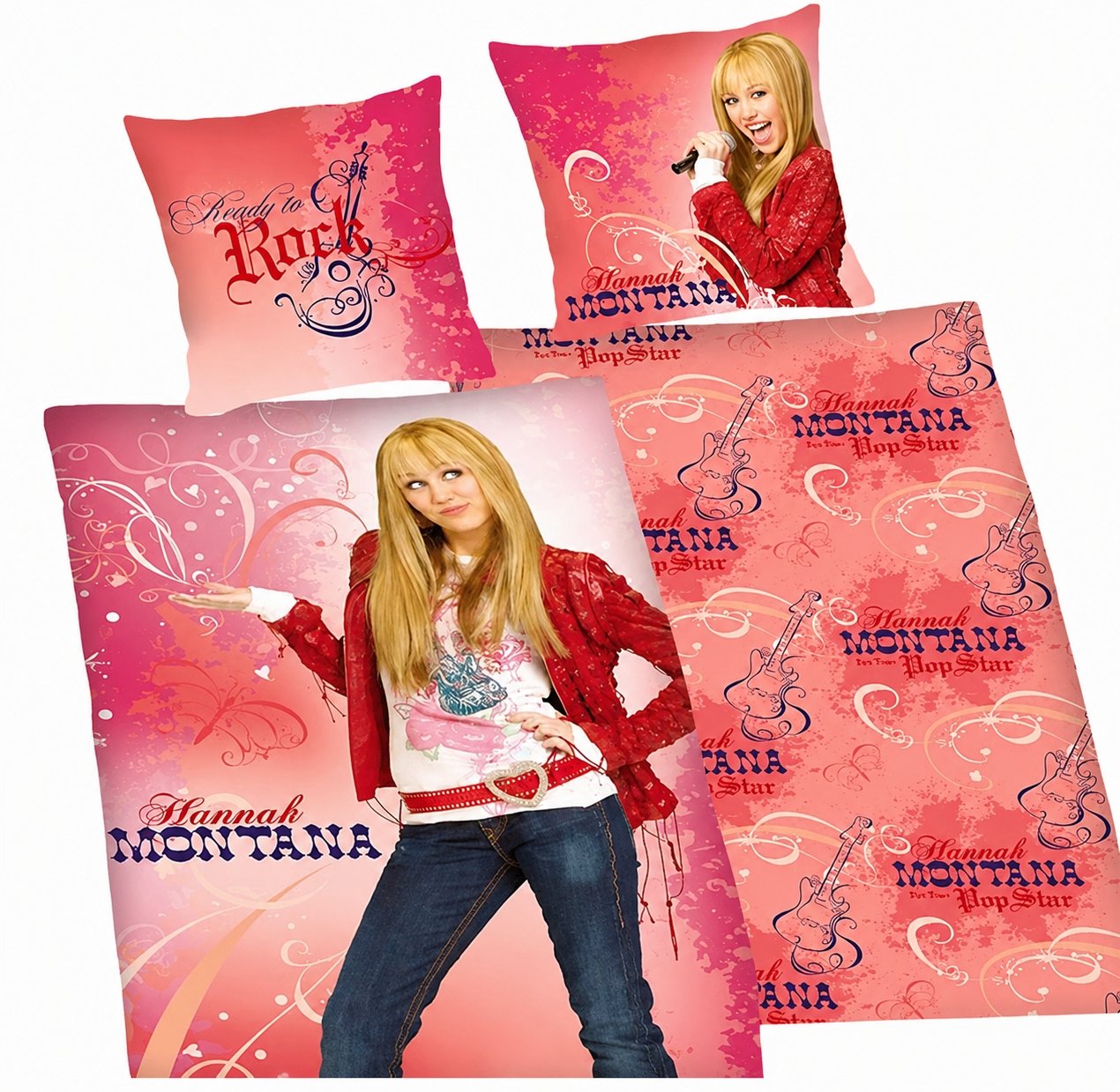 pościel dziecięca bawełniana Hannah Montana 140x200 Miley Cyrus