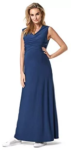 Noppies Moda ciążowa damska sukienka do karmienia Orane, niebieski (Dress Blues P093), L - Sukienki ciążowe - miniaturka - grafika 1