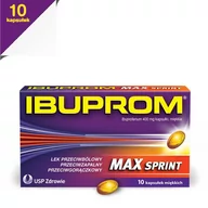 Przeziębienie i grypa - USP ZDROWIE IBUPROM MAX SPRINT 400 mg 10 kaps. - miniaturka - grafika 1