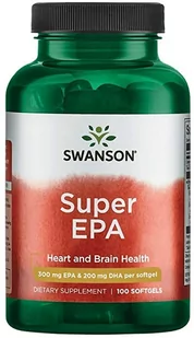 Swanson - Super EPA, 100 kapsułek miękkich - Witaminy i minerały - miniaturka - grafika 1