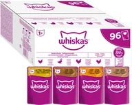 Mokra karma dla kotów - Mega zestaw Whiskas 1+ Adult, saszetki, 96 x 85 g - Wybór dań drobiowych w galarecie - miniaturka - grafika 1