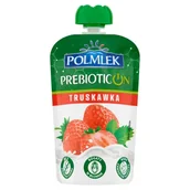 Kefiry, jogurty, maślanki - Polmlek Prebiotic On Deser fermentowany termizowany truskawka 120 g - miniaturka - grafika 1